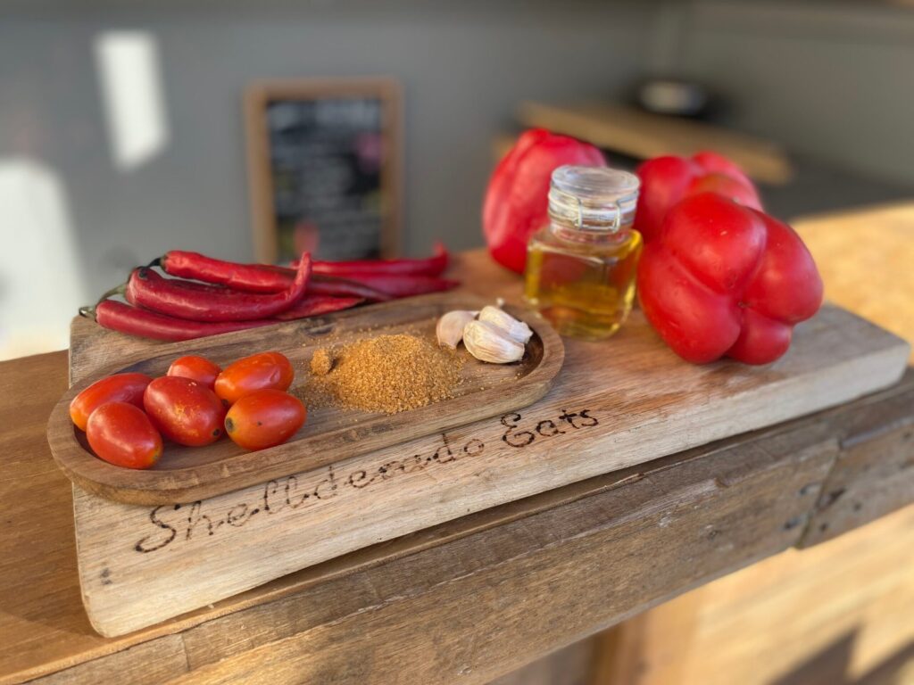 Ingredients for Chilli Jam